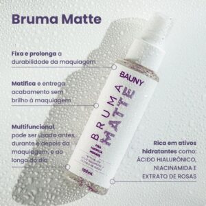 Bruma Fix Matte Bauny 100ml - Imagem 3