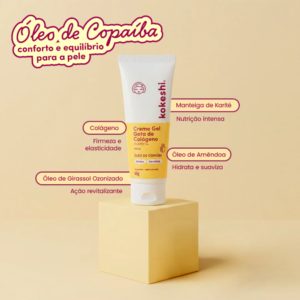 Creme Facial Kokeshi Gel Gota de Colágeno 45g - Imagem 5