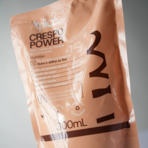 Refil Creme Pentear Ápice Crespo Power Vegano No Poo 300ml - Imagem 2