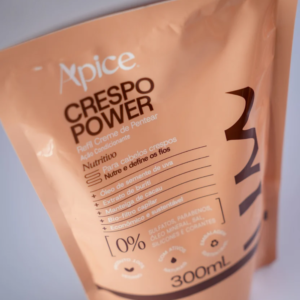 Refil Creme Pentear Ápice Crespo Power Vegano No Poo 300ml - Imagem 4