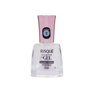 Top Coat Fixador Efeito Paetê Risqué Diamond Gel 9,5ml - Imagem 4
