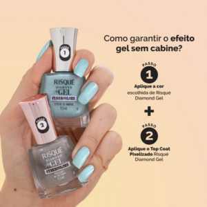 Esmalte Risqué Diamond Cybercolors Espelho do Amanhã 9,5 ml - Imagem 3