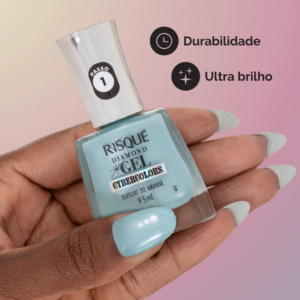 Esmalte Risqué Diamond Cybercolors Espelho do Amanhã 9,5 ml - Imagem 5