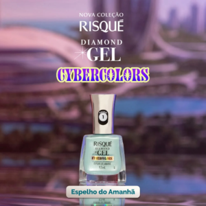 Esmalte Risqué Diamond Cybercolors Espelho do Amanhã 9,5 ml - Imagem 2