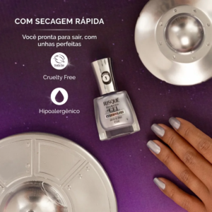 Esmalte Risqué Diamond Cybercolors Brilho de Vênus 9,5 mL - Imagem 3