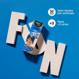 Color Express Fun Salon Line Blue 100ml - Imagem 3
