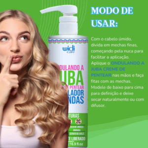 Creme Para Pentear Widi Care Ondulando a Juba 500ml - Imagem 5